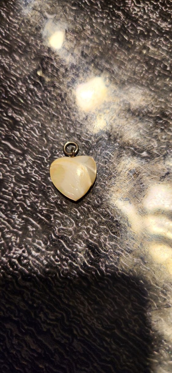 Altın Renkli Midi Boy Kalp Kolye - Görsel 2