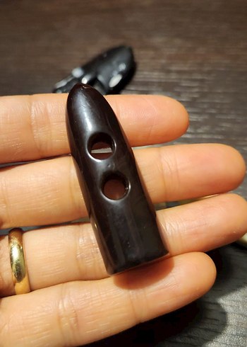 El Yapımı İki Delikli Doğal Düğmeler - Görsel 3