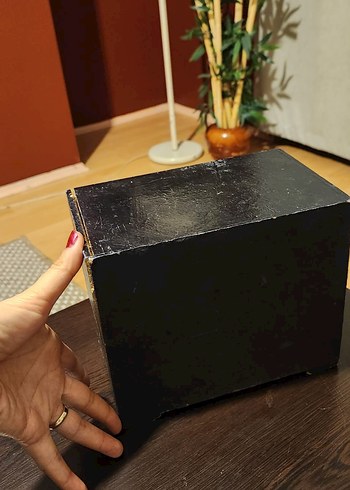 Siyah Ahşap Makyaj Organizerı - Görsel 6