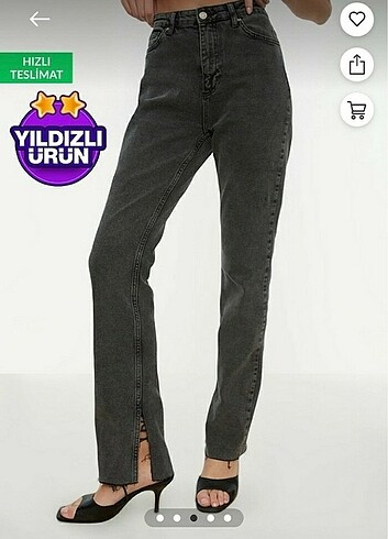 tredyolmilla pacasi kesik wide leg jean