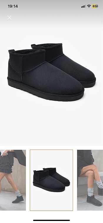 ultra mini ugg siyah