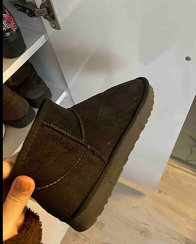38 Beden siyah Renk ultra mini ugg siyah