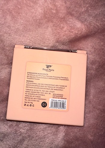 Bej Işıltılı Göz Farı Paleti - Görsel 4