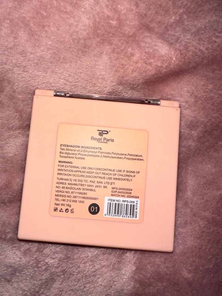 Bej Işıltılı Göz Farı Paleti - Görsel 4