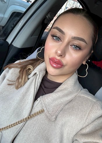 Kürklü Bej Kadın Deri Ceket - Görsel 2