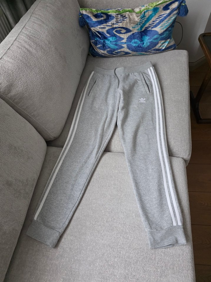 Gri Adidas Spor erkek Eşofman Altı - Görsel 4