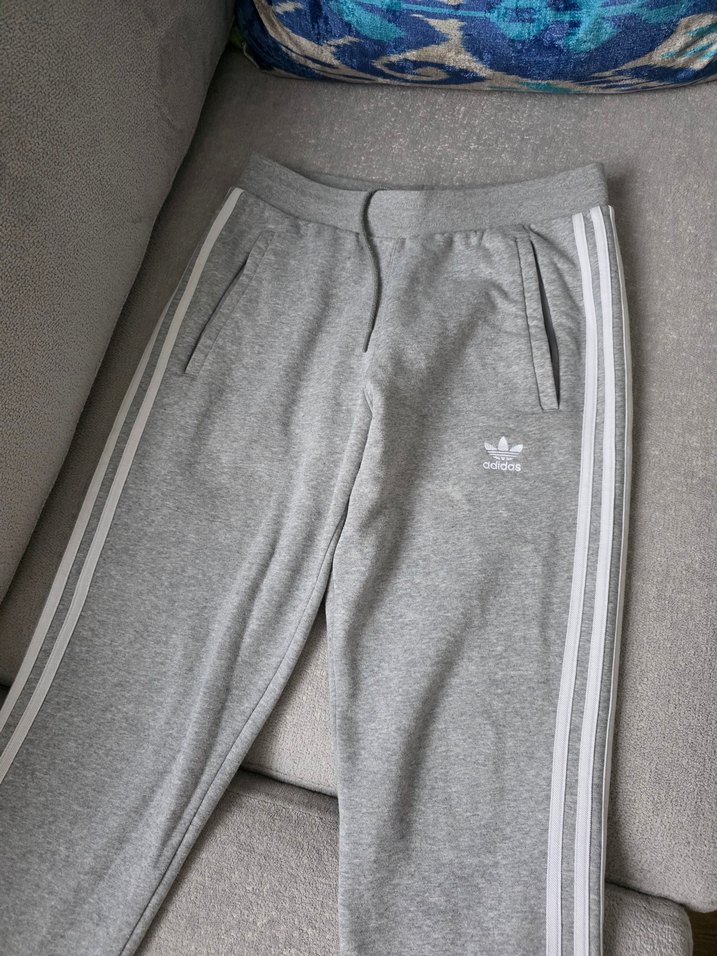 Gri Adidas Spor erkek Eşofman Altı - Görsel 2