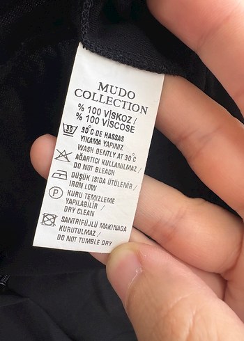 38 Beden siyah Renk Mudo viskon pantolon