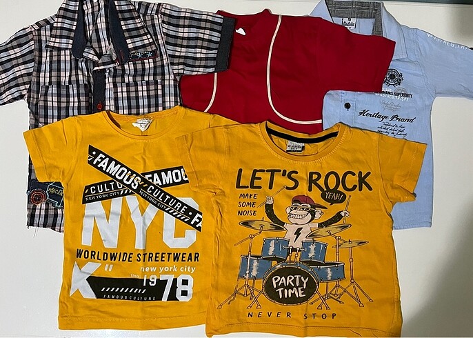 LC Waikiki 4-5 Yaş Çocuk T-shirt ve İçlik