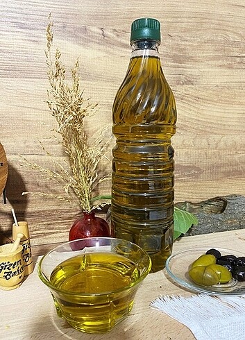 1 Litre Naturel Soğum Sıkım Sızma Zeytinyağı