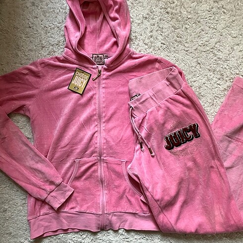 juicy couture pembe tracksuit