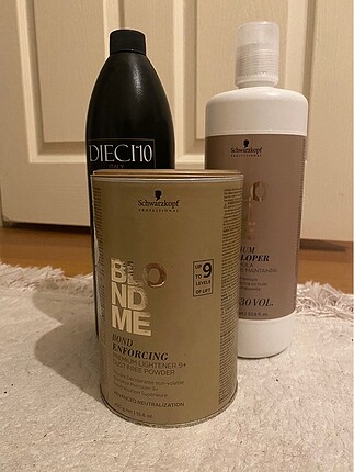 Blond Me Saç Açıcı Toz & 30 volume oksidan krem