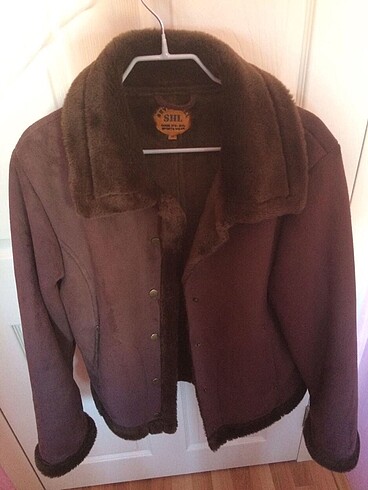 Kahverengi vintage mont