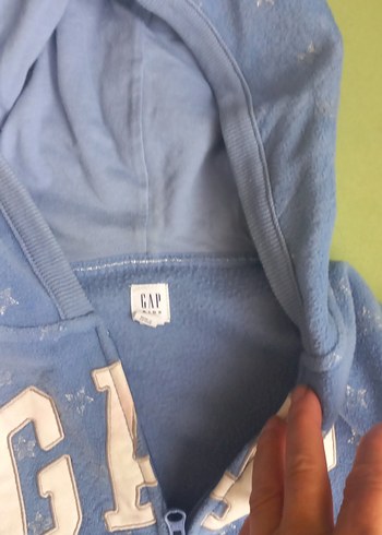 Gap Gap Kız Çocuk Kapüşonlu polar Fermuarlı Sweatshirt