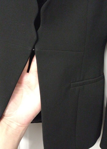 38 Beden siyah Renk Siyah Kadın Blazer Ceket