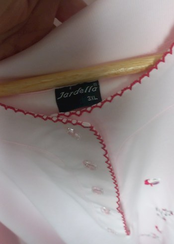 Pembe Desenli penye Gecelik - Görsel 3