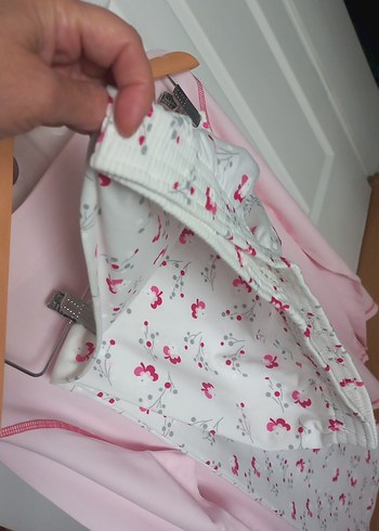 Pembe Desenli penye Gecelik - Görsel 5