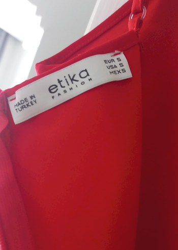 Kırmızı Drapeli Midi Abiye Elbise - Görsel 7