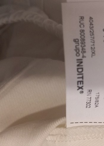 Kadın Beyaz Keten Midi Bol Kesim Pantolon - Görsel 10