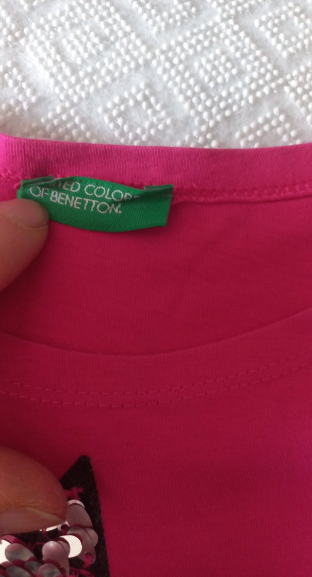 pullu kız çocuğu icin düşük kol tişört - Görsel 2