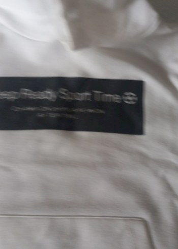 Beyaz Kemerli Erkek Çocuk Sweatshirt - Görsel 3