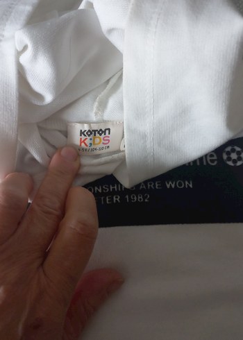 Beyaz Kemerli Erkek Çocuk Sweatshirt - Görsel 4