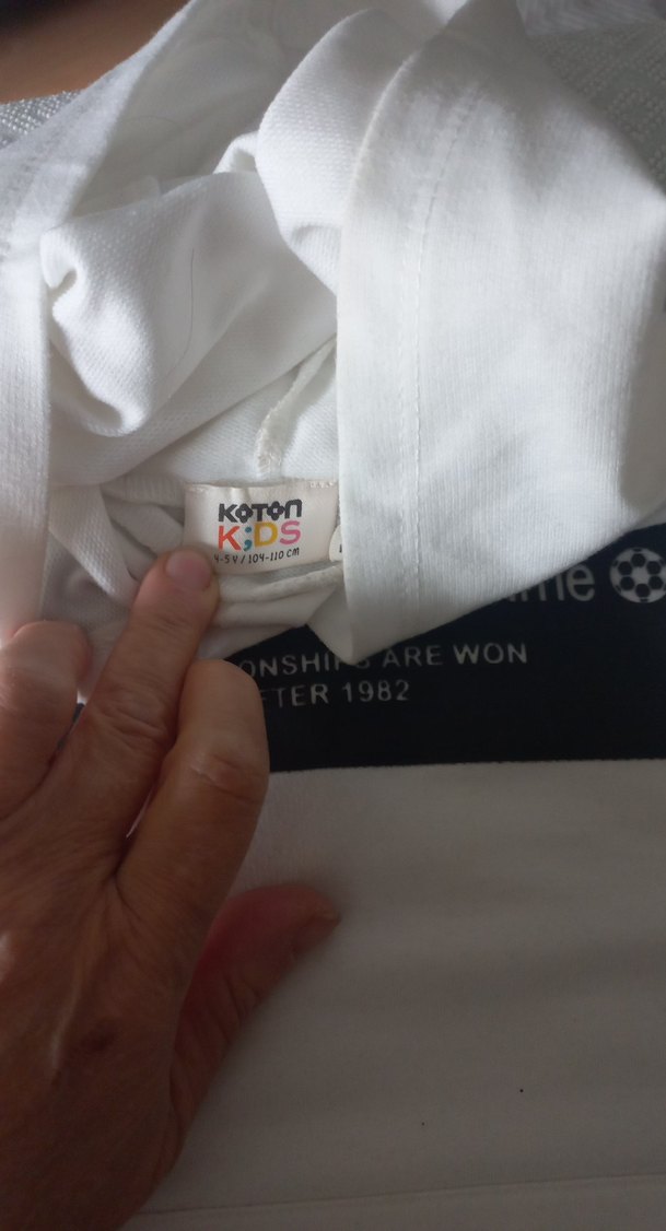 Beyaz Kemerli Erkek Çocuk Sweatshirt - Görsel 4