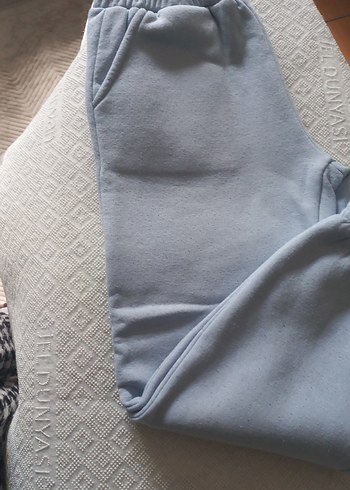 Açık mavi Rahat Kesim kız çocukEşofman Altı - Görsel 3