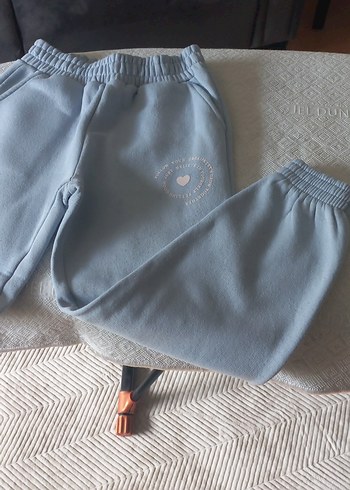 Açık mavi Rahat Kesim kız çocukEşofman Altı - Görsel 9