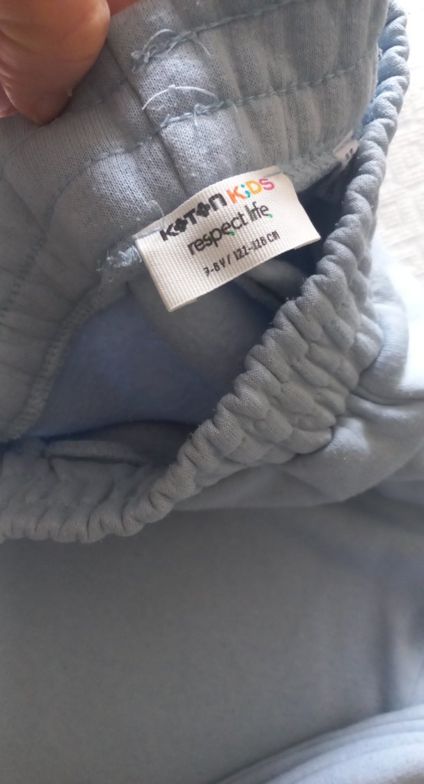 Açık mavi Rahat Kesim kız çocukEşofman Altı - Görsel 5