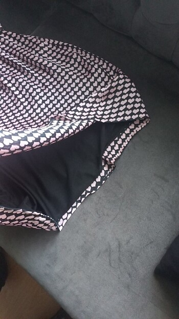 Şık beli lastikli şifon elbise - Görsel 5