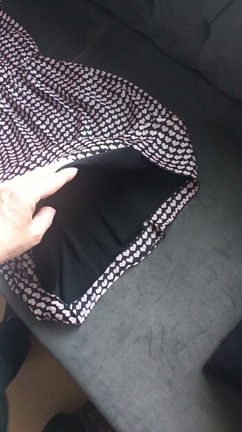 Şık beli lastikli şifon elbise - Görsel 6