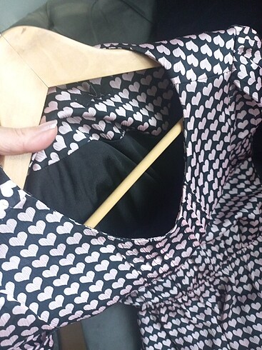 Şık beli lastikli şifon elbise - Görsel 9