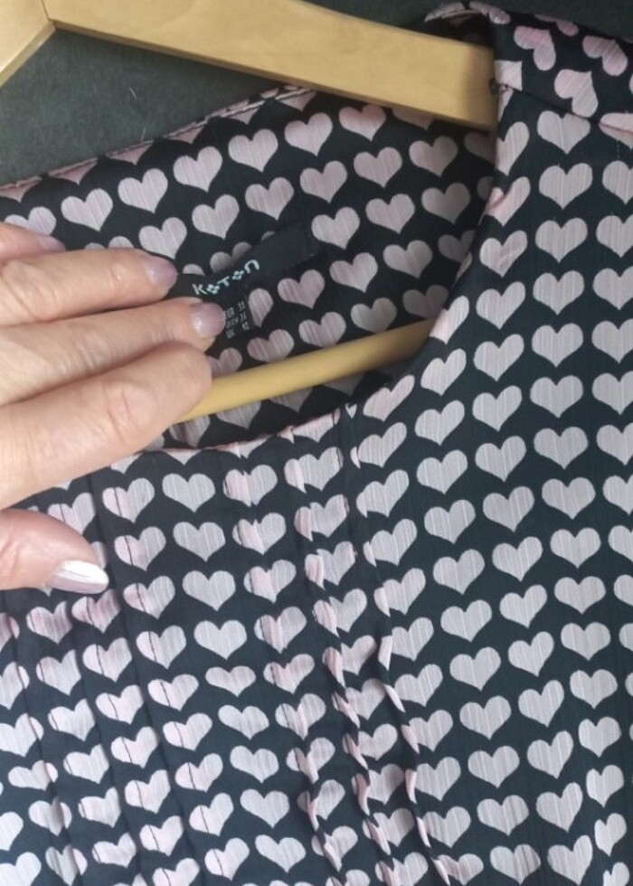 Şık beli lastikli şifon elbise - Görsel 2