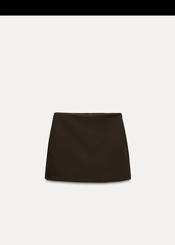 Zara kahverengi şort etek