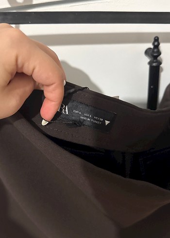Zara Zara kahverengi şort etek