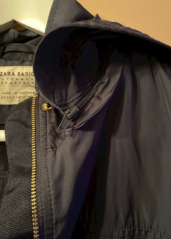 Lacivert Kadın İnce Yağmurluk Ceket - Görsel 5