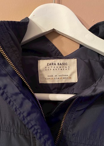 Lacivert Kadın İnce Yağmurluk Ceket - Görsel 3