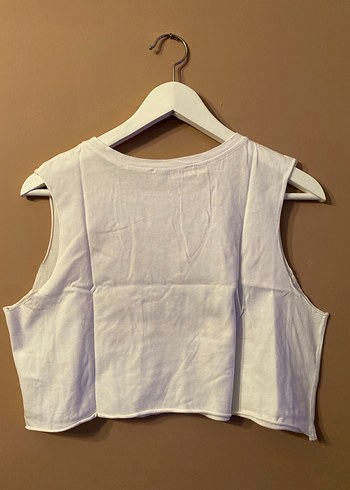 Baskılı Beyaz Bohem Crop Top - Görsel 2