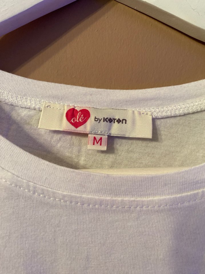 Baskılı Beyaz Bohem Crop Top - Görsel 3