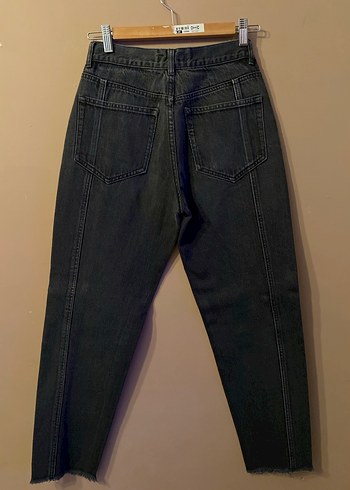 Siyah Kadın Denim Pantolon - Görsel 2