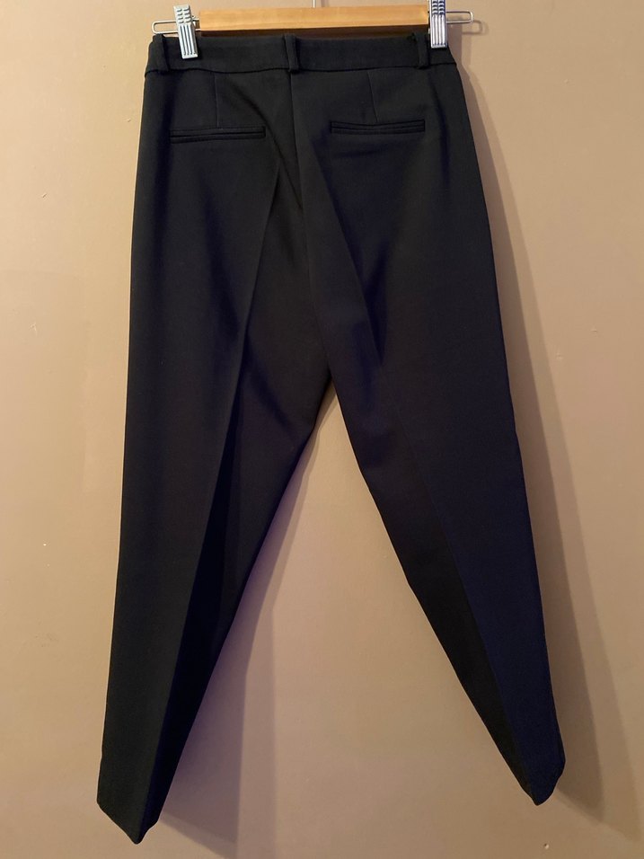 Siyah Kadın Kumaş Pantolon - Görsel 2