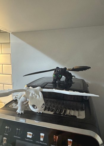 Siyah ve Beyaz 
Ejderha Aksiyon Figürleri - Görsel 6