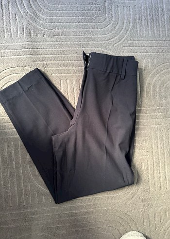 H&M Kadın Lacivert Beli Lastikli Kumaş Pantolon - Görsel 2