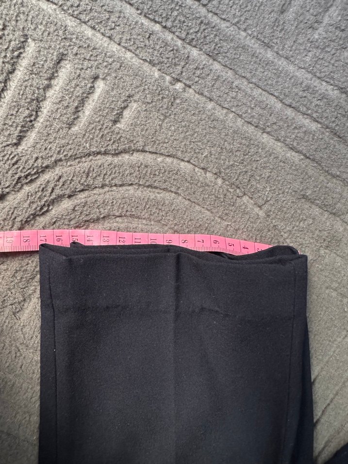 H&M Kadın Lacivert Beli Lastikli Kumaş Pantolon - Görsel 4