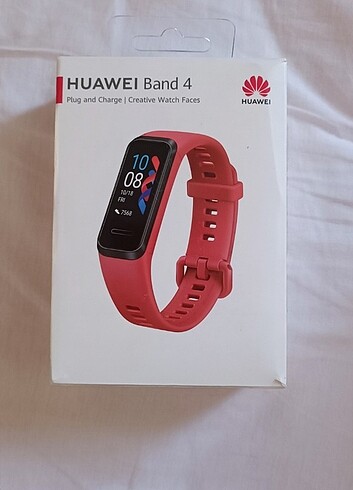 HUAWEI BAND 4 KİRMİZİ AKİLLİ SAAT