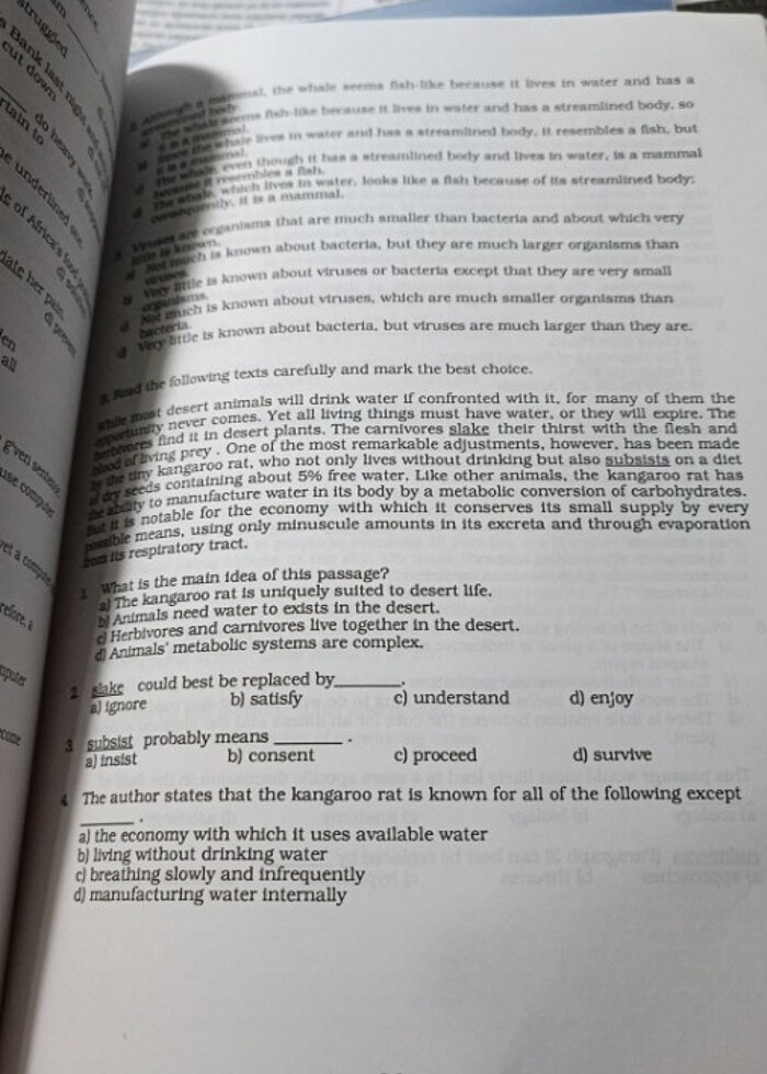 ODTÜ 1994 GAYE TOLUNGUC'UN TOWARDS PROFİCİENCY İNGİLİZCE TEST Kİ - Görsel 3