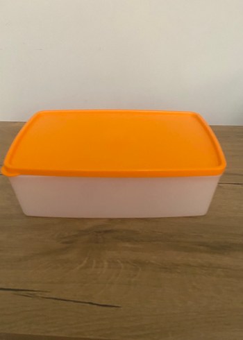 Beden turuncu Renk Turuncu Kapaklı Plastik Saklama Kabı Seti
