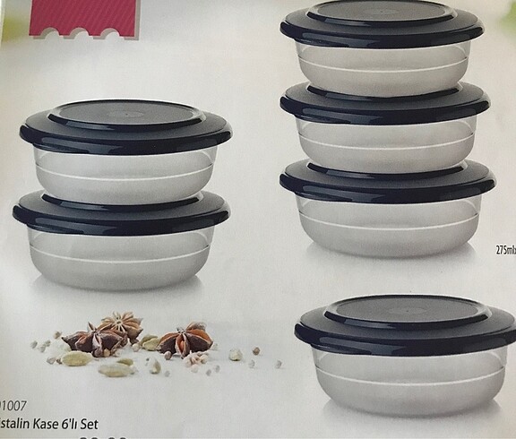 Tupperware saklama kapları