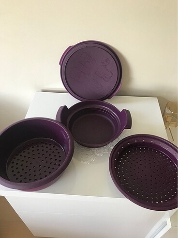 xl Beden bordo Renk Tupperware saklama kapları